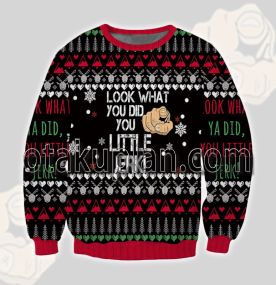 Little Jerk Home Alone 3D Printed Ugly Christmas Sweatshirt