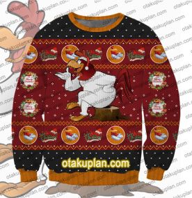 Looney Tunes Foghorn Leghorn 3D Print Ugly Christmas Sweatshirt