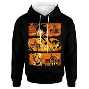 Luffy Ace And Sabo Hoodie / T-Shirt_1
