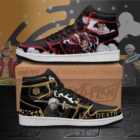 Luffy and Trafalgar Law One Piece Friend s Anime Sneakers Shoes