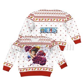 Luffy Gear 4 Kids Ugly Christmas Sweater
