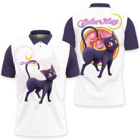 Luna Sailor Anime Polo Shirts
