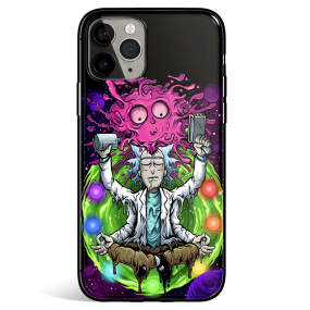 Mad Scientist Tempered Glass iPhone Case