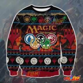 Magic The Gathering V3 Sweatshirt 3D Print Ugly Christmas Sweatshirt
