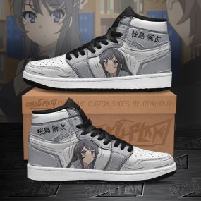 Mai Sakurajima Bunny Girl Senpai Anime Sneakers Shoes
