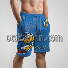 Mario Sports Magikoopas Kamek Play Tennis Beach Shorts