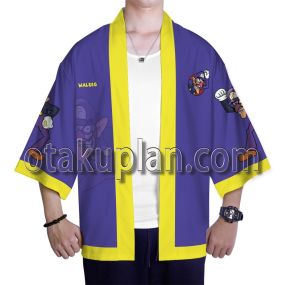 Mario Sports Waluigi and Wario Play Dodgeball Kimono Anime Jacket