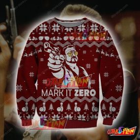 Mark It Zero 3D Print Ugly Christmas Sweatshirt