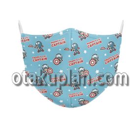 Marvel Captain America Mommy Daddy Face Mask