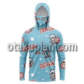 Marvel Captain America Mommy Daddy Masked Hoodie