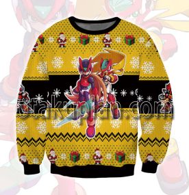 Mega Man X 3D Printed Ugly Christmas Sweatshirt