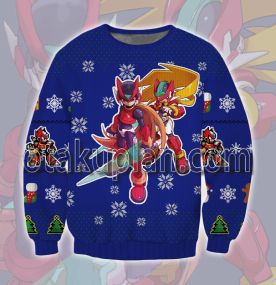 Mega Man ZX Zero 3D Printed Ugly Christmas Sweatshirt
