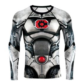 Mens Cyborg Elite Long Sleeve Compression Rashguard Shirt