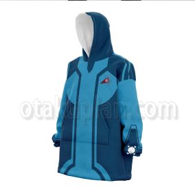 Metroid Dread Samus Aran Lnner Tight-Fitting Protective Snug Blanket Hoodie