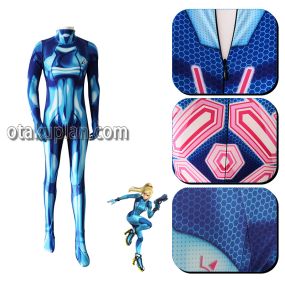 Metroid Samus Aran Jumpsuit Cosplay Costume