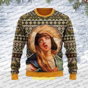 Mia Wallace Meme 3D Print Ugly Christmas Sweatshirt