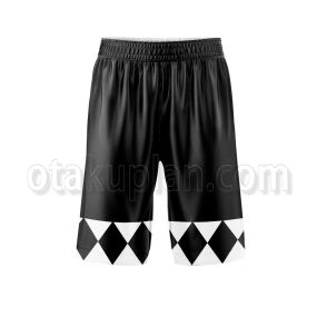 Mighty Morphin Power Rangers Black Basketball Shorts