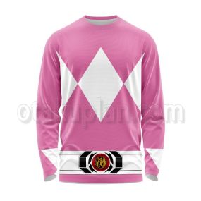 Mighty Morphin Power Rangers Pink Ranger Long Sleeve Shirt