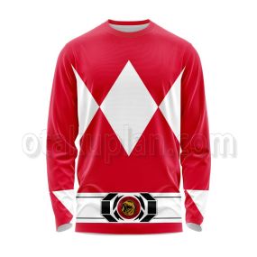 Mighty Morphin Power Rangers Red Ranger Long Sleeve Shirt