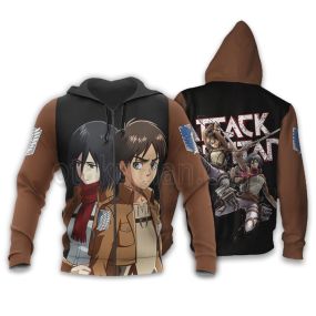 Mikasa And Eren Hoodie Custom Valentine Gifts