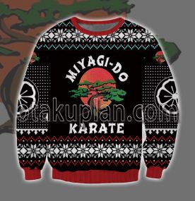 Miyagi Do Karate Logo Cobra Kai 3D Printed Ugly Christmas Sweatshirt