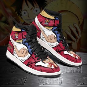 Monkey D Luffy Shoes Gomu Gomu Custom Made Anime One Piece Sneakers