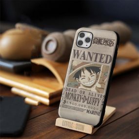 Monkey D Luffy Wanted One Piece Anime iPhone Case