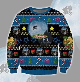 Moon ET 2023 3D Printed Ugly Christmas Sweatshirt