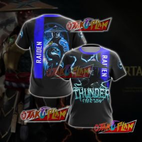 Mortal Kombat Raiden Unisex 3D T-shirt