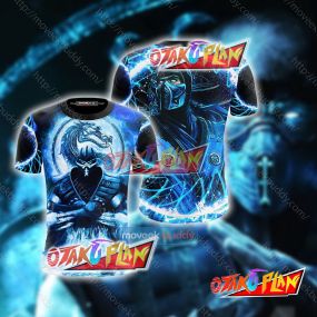 Mortal Kombat Subzero Cosplay Unisex 3D T-shirt