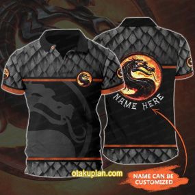 Mortal Kombat V2 Custom Name Polo Shirt