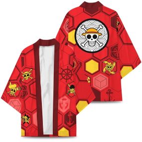 Mugiwara Pirates Kimono Custom Uniform Anime Clothes Cosplay Jacket