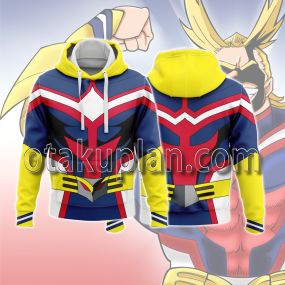 Anime All Might Cosplay Hoodie