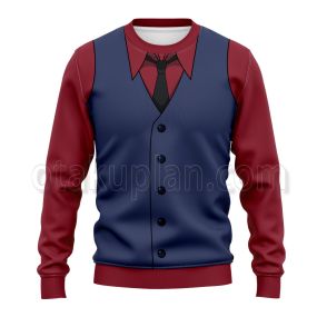 Anime Bakugou Katsuki Red Suit Cosplay Sweatshirt