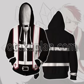 Anime Anime Priest Shoto Todoroki Cosplay Zip Up Hoodie
