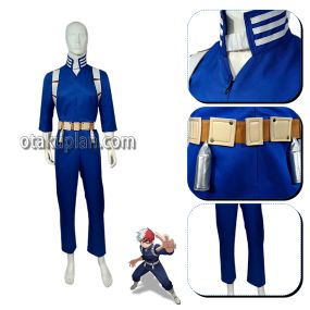 MHA Todoroki Shoto Battle Suit Cosplay Costume