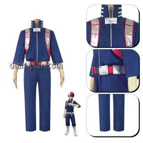 MHA Todoroki Shoto Combat Suit Cosplay Costume