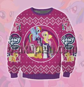 My Little Pony Friendship Is Magic 3D Printed Ugly Christmas Sweatshirt