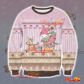 My Melody Sweatshirt 3D Print Ugly Christmas Sweatshirt