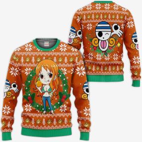 Nami Ugly Christmas Sweatshirt One Piece Hoodie
