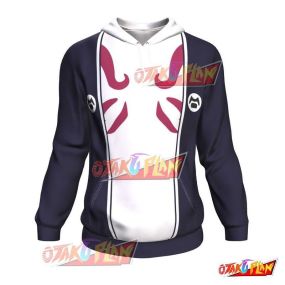 Anime All Over Print Pullover Hoodie