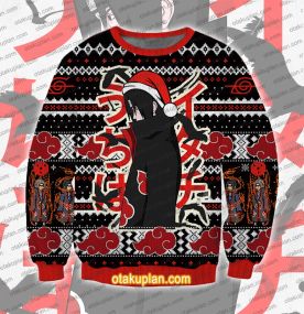 Anime Itachi 3D Printed Ugly Christmas Sweatshirt