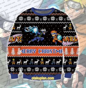 Anime Kaka Sen Sei VS Anime 3D Printed Ugly Christmas Sweatshirt
