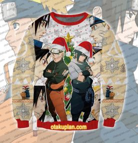 Anime Uchiha 3D Printed Ugly Christmas Sweatshirt