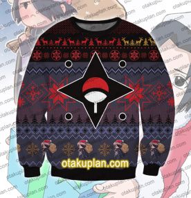 Anime Uchiha Uchiha 3D Print Ugly Christmas Sweatshirt