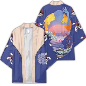 Nico Robin One Piece Kimono Custom Uniform Anime Clothes Cosplay Jacket