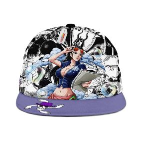 Nico Robin One Piece Snapback Anime Hat