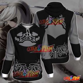 Nier Automata All Over Print Pullover Hoodie