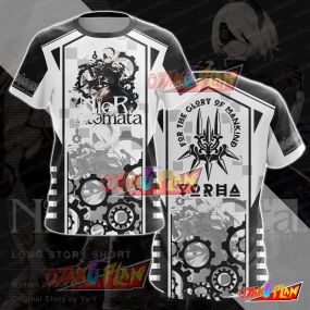 Nier Black And White V3 T-shirt
