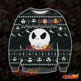 Nightmare Before Christmas New Year Winter 2310 3D Print Ugly Christmas Sweatshirt